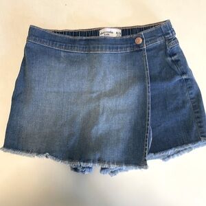 Abercrombie Kids denim skort. kids size 15/16